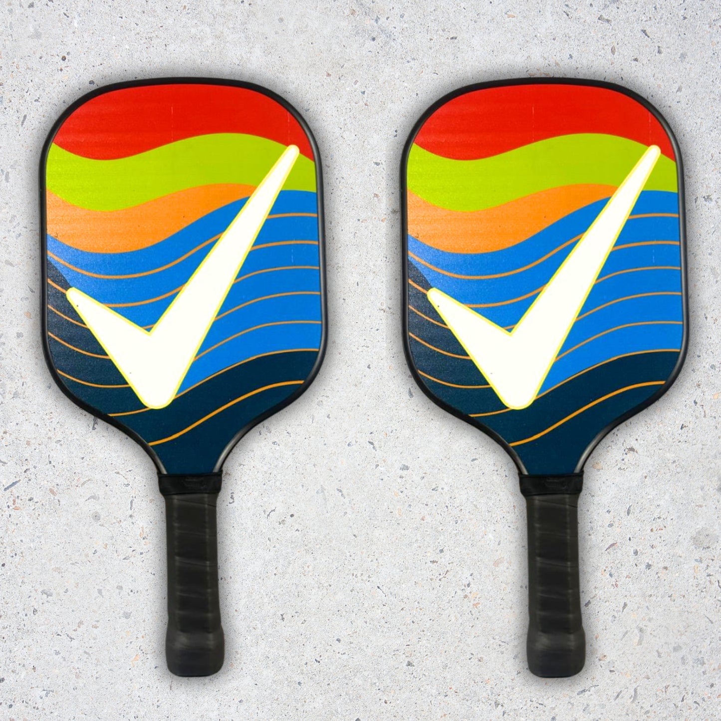 Fitnest Wooden Pickleball Paddle Set | 2 Training-Grade Paddles (16mm) + 4 Pickleballs + Carry Cover | Premium Wooden Surface | Firm Grip Handle | Beginner & Family-Friendly Set