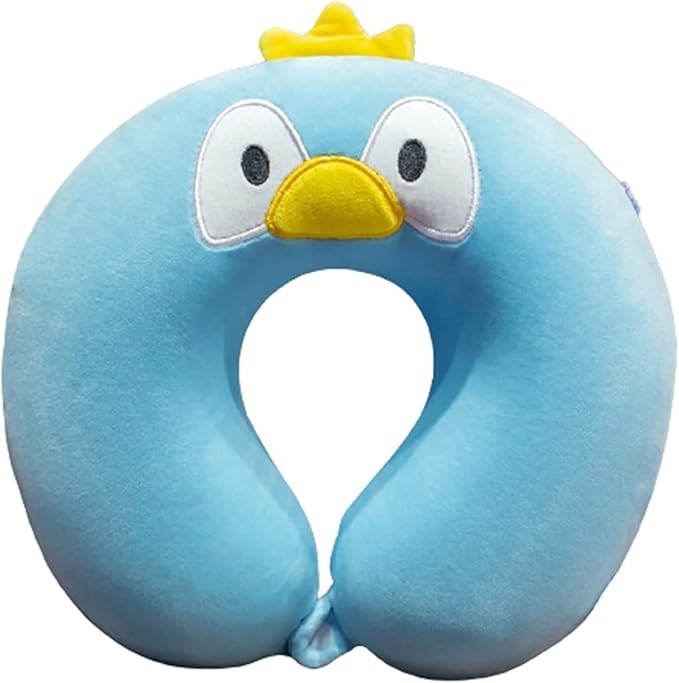 NovaHaven U-Shaped Cartoon Neck Pillow | Memory Foam Travel Pillow with Cute Animal Design | Plush Fabric | Free Size