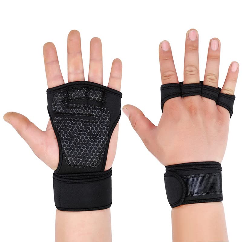 Fitnest ProGrip Gym Gloves | Full Palm Protection + Wrist Support for Men & Women