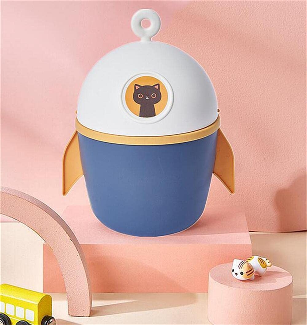 GroomBuddy Kitty Capsule Mini Dustbin | Cute Desktop Trash Can for Home, Office & Car