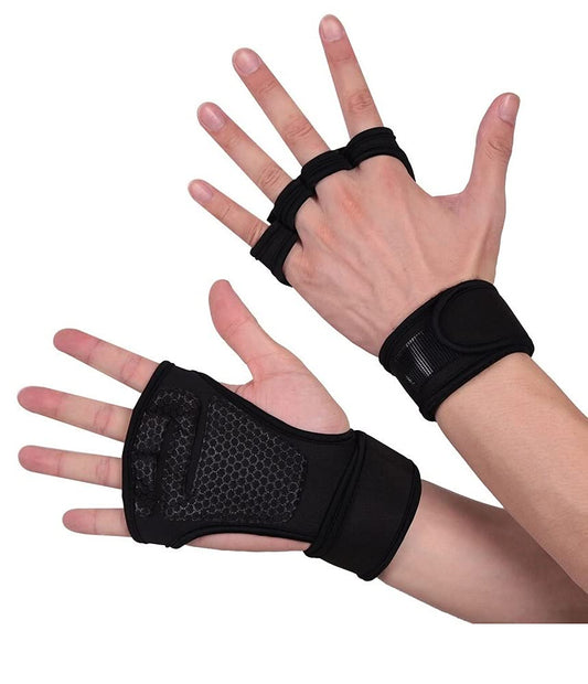 Fitnest ProGrip Gym Gloves | Full Palm Protection + Wrist Support for Men & Women