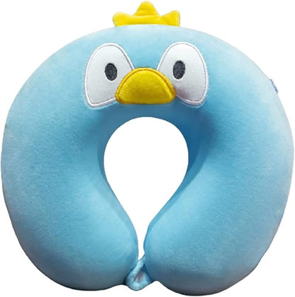 NovaHaven U-Shaped Cartoon Neck Pillow | Memory Foam Travel Pillow with Cute Animal Design | Plush Fabric | Free Size