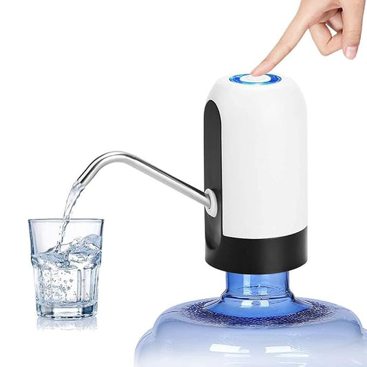NovaHaven Automatic Wireless Water Dispenser Pump | USB Rechargeable, Touch Button Control with LED, Universal Fit for 2–5 Gallon Bottles