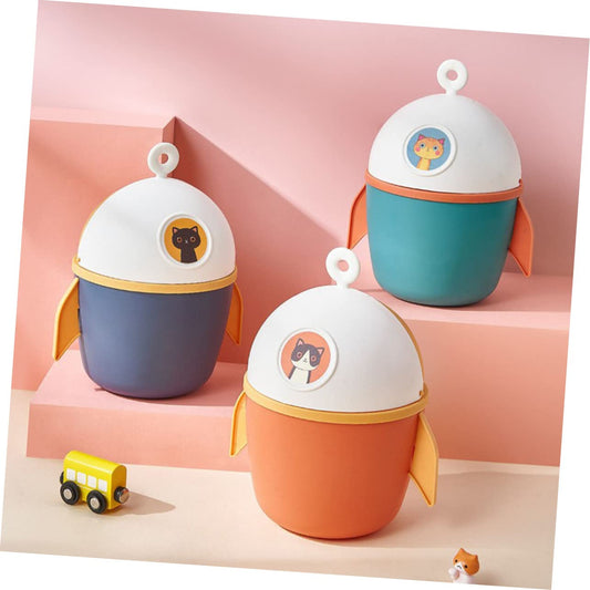 GroomBuddy Kitty Capsule Mini Dustbin | Cute Desktop Trash Can for Home, Office & Car