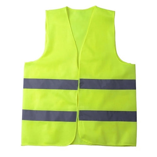 NovaHaven Reflective Safety Vest | Lightweight High-Visibility Vest with 2 Reflective Strips | Free Size
